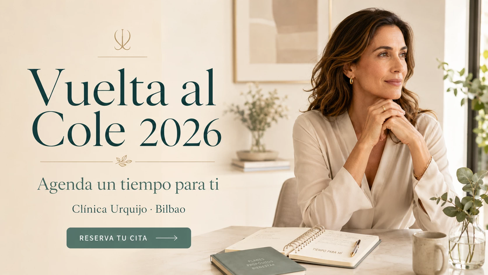 Vuelta al Cole 2026: agenda un tiempo para ti en Clínica Urquijo Bilbao